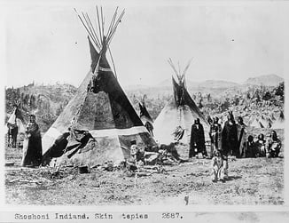 Shoshoni_tipis