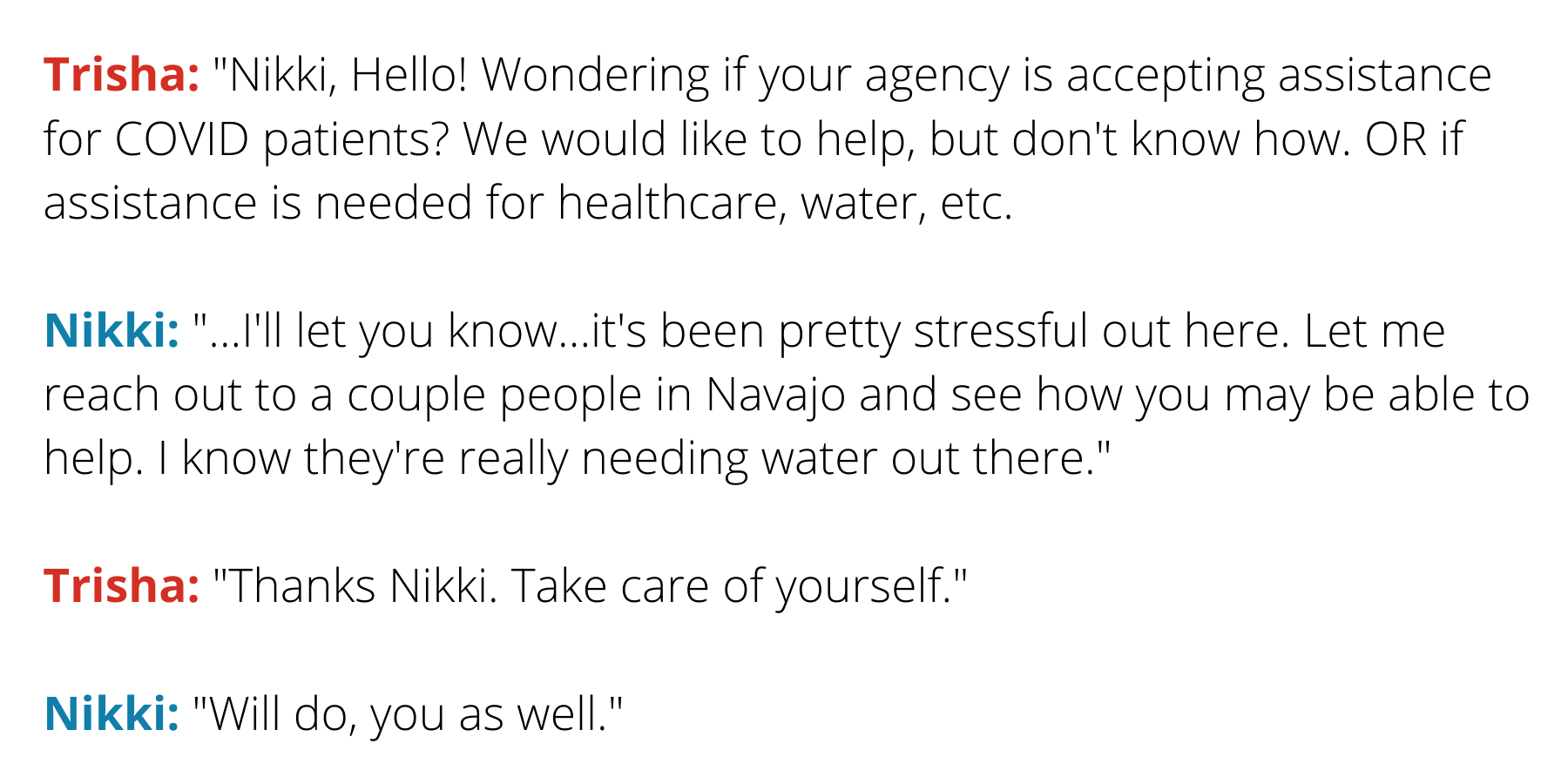 Water warrior from the Navajo Nation